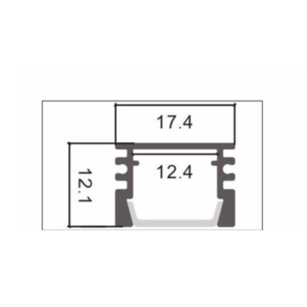 ML P304 ALUMINIUM PROFILE MASCON ml-p304-aluminium-profile-mascon