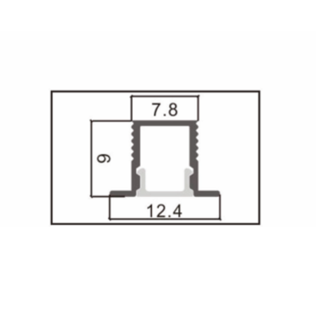 ML P323 ALUMINIUM PROFILE MASCON ml-p323-aluminium-profile-mascon