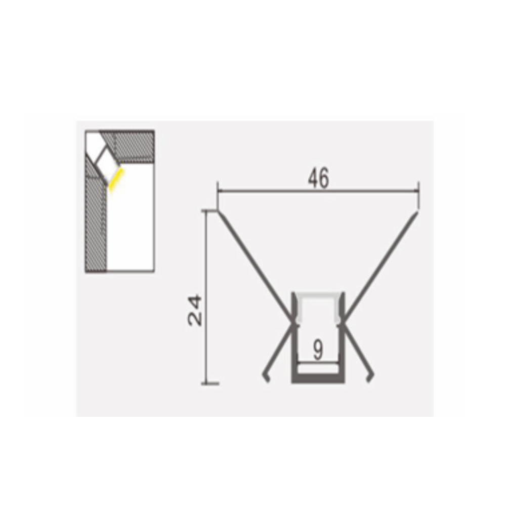 ML-P331 ALUMINIUM PROFILE - MASCON